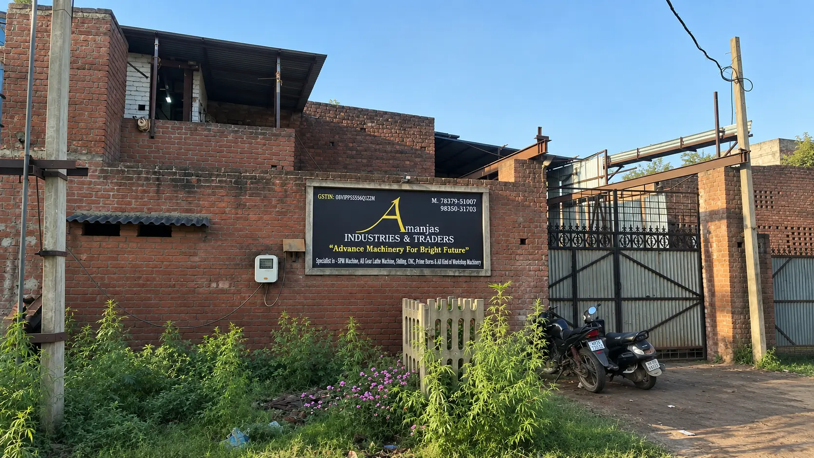 Industrial workshop at Amanjas